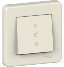 Вимикач жалюзі Schneider Electric Leona 2-клавішний крем