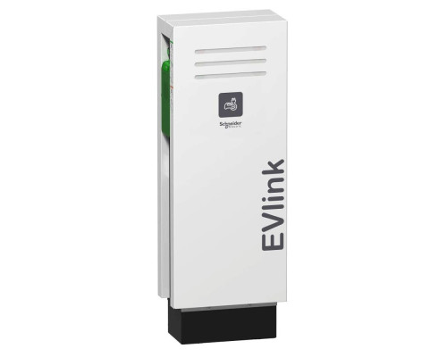 Зарядна станція Schneider Electric Evlink parking 2xT2 підлоги 22кВт, 32A RFID