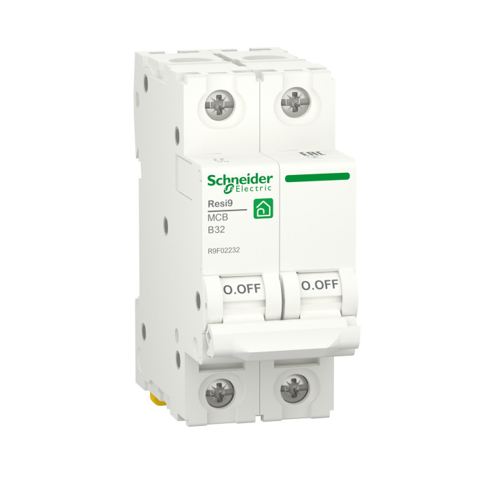 Автоматичний вимикач Schneider RESI9 2P 32A B 6кА · SCHNEIDER · uk/avtomaticheskij-vyklyuchatel-schneider-resi9-2p-32a-b-6ka-r9
