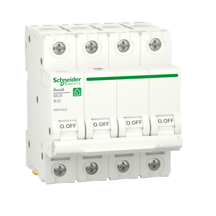 Автоматичний вимикач Schneider RESI9 4P 32A B 6кА · SCHNEIDER · uk/avtomaticheskij-vyklyuchatel-schneider-resi9-4p-32a-b-6ka-r9