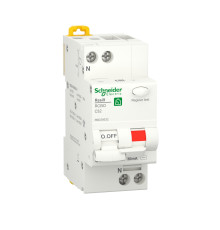 Диференціальний вимикач Schneider RESI9 2P 32А 30мA 6кA тип АС