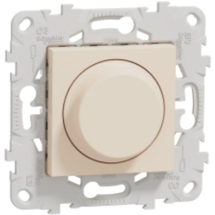 Діммер Schneider Unica New для Led ламп поворотно-натискний 5-200Вт бежевий · SCHNEIDER · uk/dimmer-schneider-unica-new-dlya-led-lamp-povorotno-natysknyj-