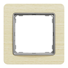 Рамка 1-постова Schneider Sedna Elements штучне дерево береза, пластик · SCHNEIDER · uk/ramka-1-postovaya-schneider-sedna-elements-iskusstv-derevo-b