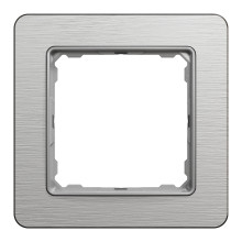 Рамка 1-постова Schneider Sedna Elements матовий алюміній, пластик · SCHNEIDER · uk/ramka-1-postovaya-schneider-sedna-elements-matovyj-alyuminij