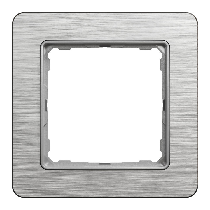 Рамка 1-постова Schneider Sedna Elements матовий алюміній, пластик · SCHNEIDER · uk/ramka-1-postovaya-schneider-sedna-elements-matovyj-alyuminij