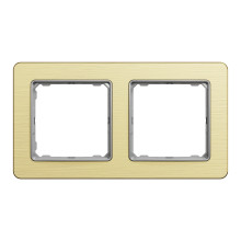 Рамка 2-постова Schneider Sedna Elements матове Золото, пластик · SCHNEIDER · uk/ramka-2-postovaya-schneider-sedna-elements-matovoe-zoloto-pl