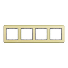 Рамка 4-постова Schneider Sedna Elements матове Золото, пластик · SCHNEIDER · uk/ramka-4-postovaya-schneider-sedna-elements-matovoe-zoloto-pl
