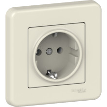 Розетка Schneider-Electric Leona з заземлення. крем (LNA2900123) · SCHNEIDER · uk/rozetka-schneider-electric-leona-s-zazem-krem-lna2900123