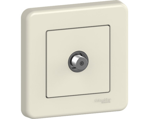 Розетка Schneider-Electric Leona SAT кінцева крем (LNA3700123)