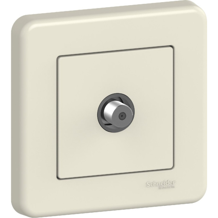 Розетка Schneider-Electric Leona SAT кінцева крем (LNA3700123) · SCHNEIDER · uk/rozetka-schneider-electric-leona-sat-koncevaya-krem-lna37001