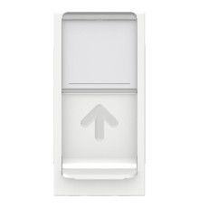 Розетка Schneider Unica New комп'ютерна 1-мод RJ45 кат.5e FTP білий