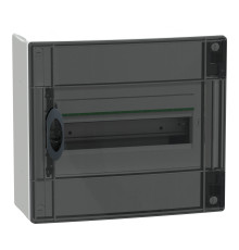 Щит модульний навісний 13 модулів димчасті двері Schneider серія PrismaSeT XS