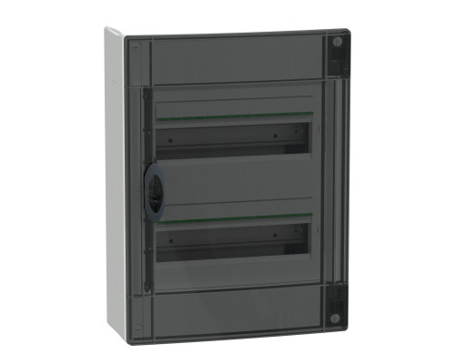 Щит модульний навісний 26 модулів димчасті двері Schneider серія PrismaSeT XS