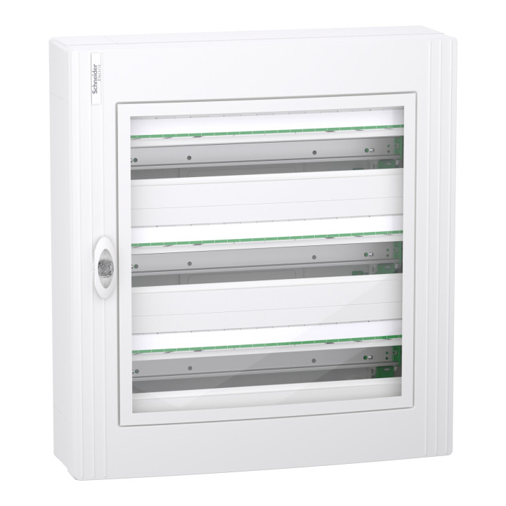 Щит модульний навісний 72 модулі прозорі двері Schneider серія PrismaSeT XS · SCHNEIDER · uk/schit-rozpodilchij-navisnij-3-ryadi-72-moduli-prozori-dveri-p