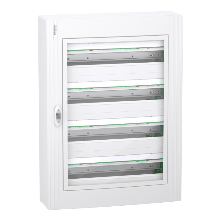 Щит модульний навісний 96 модулів прозорі двері Schneider серія PrismaSeT XS · SCHNEIDER · uk/schit-rozpodilchij-navisnij-4-ryadi-96-moduliv-prozori-dveri-