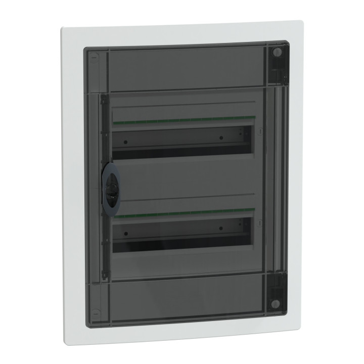 Щит модульний врізний 26 модулів димчасті двері Schneider серія PrismaSeT XS · SCHNEIDER · uk/schit-rozpodilchij-vriznij-2-ryadi-26-moduliv-dimchasti-dveri