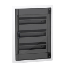 Щит модульний врізний 54 модулі димчасті двері Schneider серія PrismaSeT XS