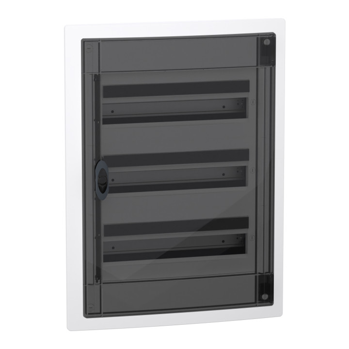 Щит модульний врізний 54 модулі димчасті двері Schneider серія PrismaSeT XS · SCHNEIDER · uk/schit-rozpodilchij-vriznij-3-ryadi-54-moduli-dimchasti-dveri-