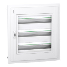 Щит модульний врізний 72 модулі прозорі двері Schneider серія PrismaSeT XS · SCHNEIDER · uk/schit-rozpodilchij-vriznij-3-ryadi-72-moduli-prozori-dveri-pr