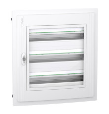 Щит модульний врізний 72 модулі прозорі двері Schneider серія PrismaSeT XS