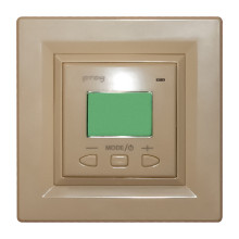 Терморегулятор теплої підлоги Vega LTC 070 «prog» кремовий (рамка Schneider Asfora) · SCHNEIDER · uk/termoregulyator-teployi-pidlogy-vega-ltc-070-prog-kremovyj-ra