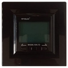 Терморегулятор теплої підлоги Vega LTC 090 «PRO+» антрацит (рамка Schneider Asfora) · SCHNEIDER · uk/termoregulyator-teployi-pidlogy-vega-ltc-090-pro-antracyt-ram