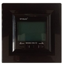 Терморегулятор теплої підлоги Vega LTC 090 «PRO+» антрацит (рамка Schneider Asfora)