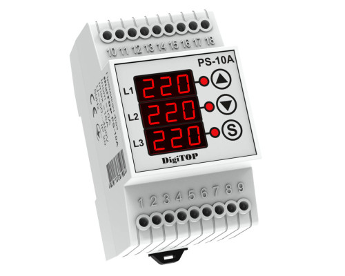 Автоматичний перемикач фаз DigiTOP 10A (PS10A)