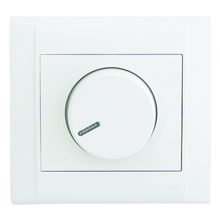Діммер Makel Defne 1000Вт білий (42001093) · unknown · uk/dimmer-makel-defne-1000vt-bilij-42001093