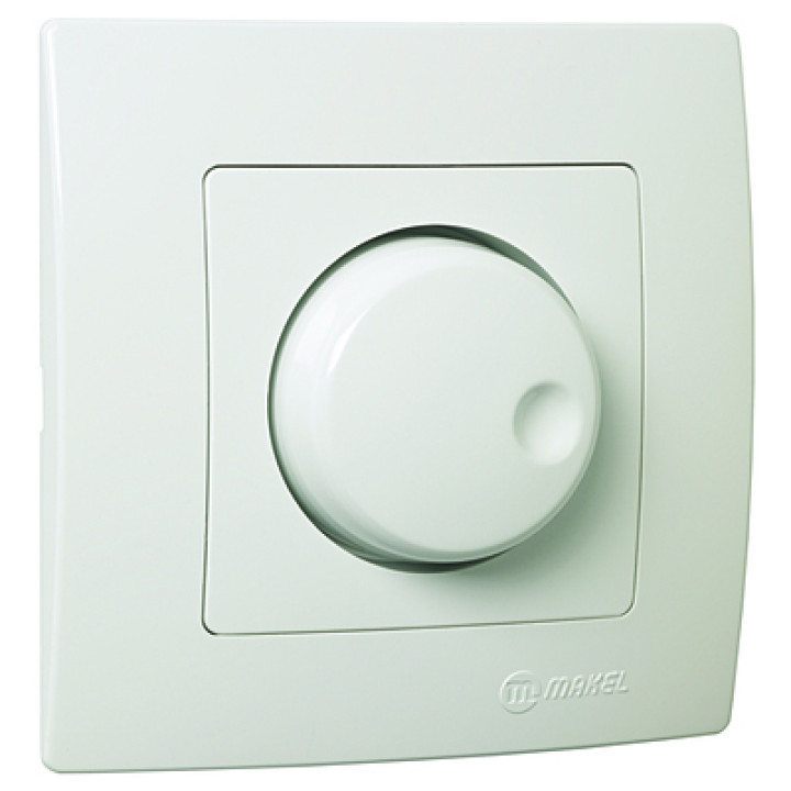 Діммер Makel Lillium Natural Kare 600W білий (32001011) · unknown · uk/dimmer-makel-lillium-natural-kare-600w-bilij-32001011