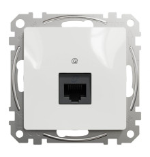 Комп'ютерна розетка RJ45 кат. 6 неекр. UTP Білий Sedna Design
