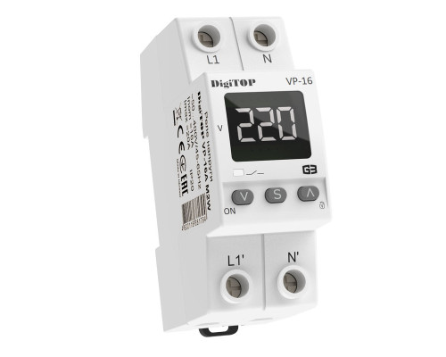 Реле контролю напруги DigiTOP 16A (VP-16A-M2W)