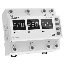 Реле контролю напруги трифазне DigiTOP 63А (VP-3F63A-M6W) · unknown · uk/rele-kontrolyu-naprugy-tryfazne-digitop-63a-vp-3f63a-m6w