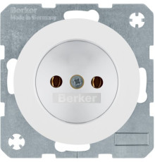 Розетка Berker без з/к, 16А/250В, пол. білизна, R.1/R.3