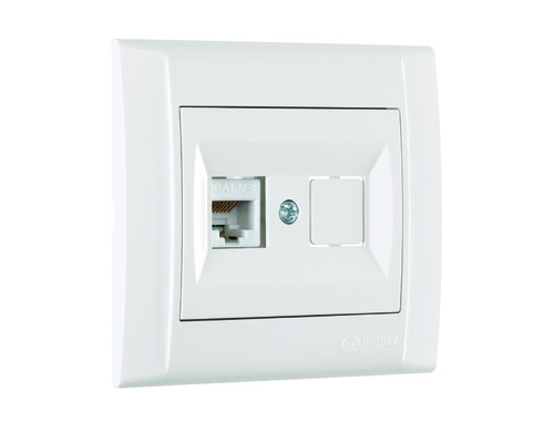 Розетка Makel Defne комп'ютерна RJ45 білий (42001035)