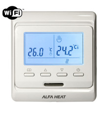 Терморегулятор програмний для теплої підлоги Alfa Heat Pro WI-FI