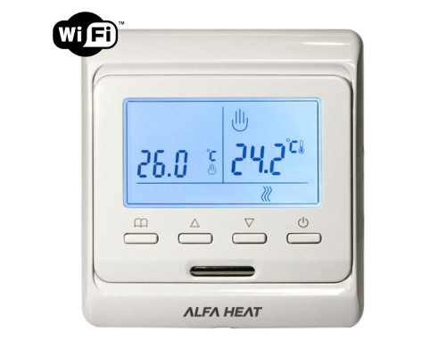 Терморегулятор програмний для теплої підлоги Alfa Heat Pro WI-FI