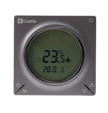 Терморегулятор програмний для теплої підлоги Castle AC829H (Графіт)