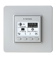 Терморегулятор Terneo PRO теплої підлоги програмований білий