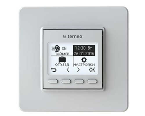 Терморегулятор Terneo PRO теплої підлоги програмований білий