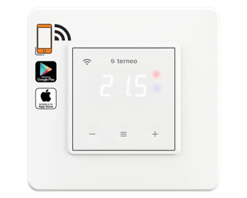 Терморегулятор Terneo SX (wi-fi) теплої підлоги білий
