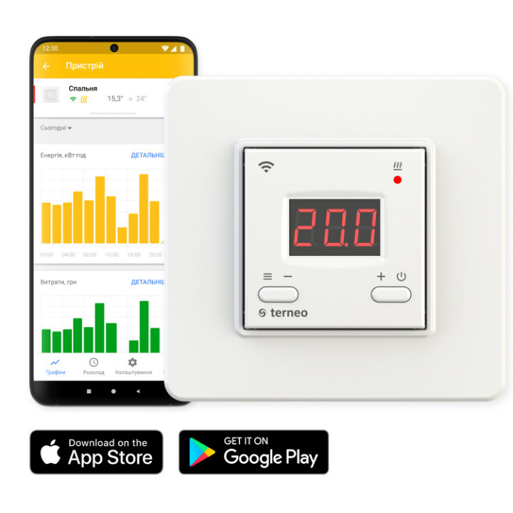 Терморегулятор Wi-Fi Terneo AX теплої підлоги білий · unknown · uk/termoregulyator-wi-fi-terneo-ax-teplogo-pola-belyj