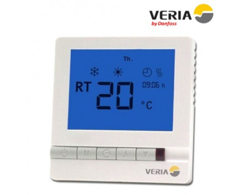Терморегулятор Veria Control T45 з ж/к дисплеєм білий (189B4060)