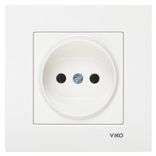 Розетка б/заземлення Viko Karre білий · VIKO · uk/rozetka-b-zazemlennya-viko-karre-bilyj
