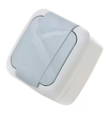 Розетка накладна з кришкою Viko Palmiye IP54