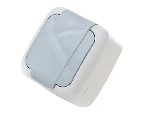 Розетка накладна з кришкою Viko Palmiye IP54