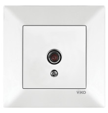 Розетка TV Viko Meridian 12 дБ прохідна білий