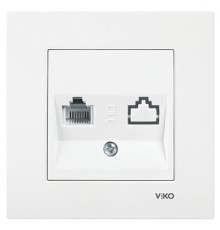 Розетка Viko Karre комп'ютерна RJ45 Cat5e білий