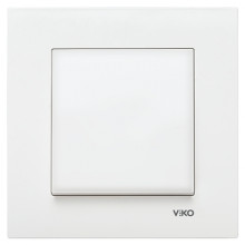 Вимикач 1-клавішний Viko Karre білий · VIKO · uk/vymykach-1-klavishnyj-viko-karre-bilyj