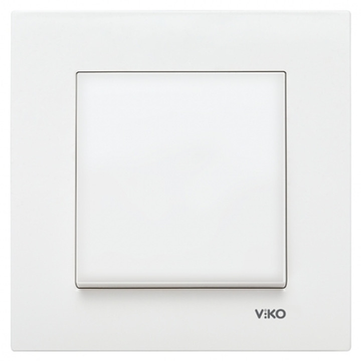 Вимикач 1-клавішний Viko Karre білий · VIKO · uk/vymykach-1-klavishnyj-viko-karre-bilyj